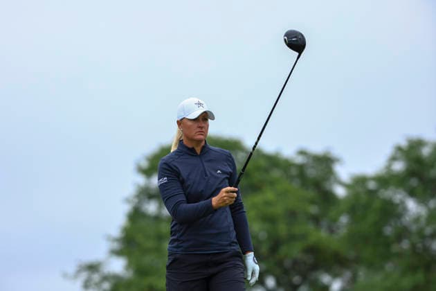 June 25, 2026, Chaska, Minnesota, United States: ANNA NORDQVIST prepares for her drive at hole three. This is the first day of the 2026 KPMG WomenÃ¢â‚¬â ¢s PGA, Golf Herren Championship at Hazeltine National Golf Course in Chaska Minnesota. 2026 KPMG WomenÃ¢â‚¬â ¢S PGA Championship - Day 1  - ZUMAt166 20260625_zsp_t166_064 Copyright: xMichaelxTurnerx