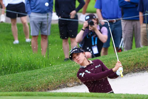 June 25, 2026, Chaska, Minnesota, United States: LYDIA KO hits a shot out of the bunker at hole seven. This is the first day of the 2026 KPMG WomenÃ¢â‚¬â ¢s PGA, Golf Herren Championship at Hazeltine National Golf Course in Chaska Minnesota. 2026 KPMG WomenÃ¢â‚¬â ¢S PGA Championship - Day 1  - ZUMAt166 20260625_zsp_t166_066 Copyright: xMichaelxTurnerx