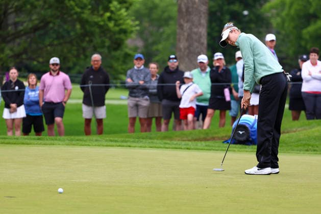 June 25, 2026, Chaska, Minnesota, United States: NELLY KORDA putts on the green at hole four. This is the first day of the 2026 KPMG WomenÃ¢â‚¬â ¢s PGA, Golf Herren Championship at Hazeltine National Golf Course in Chaska Minnesota. 2026 KPMG WomenÃ¢â‚¬â ¢S PGA Championship - Day 1  - ZUMAt166 20260625_zsp_t166_074 Copyright: xMichaelxTurnerx