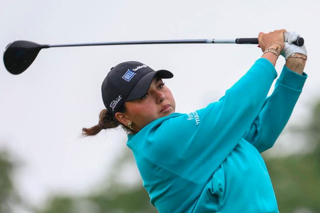 June 25, 2026, Chaska, Minnesota, United States: ALEXA PANO drives the ball. This is the first day of the 2026 KPMG WomenÃ¢â‚¬â ¢s PGA, Golf Herren Championship at Hazeltine National Golf Course in Chaska Minnesota. 2026 KPMG WomenÃ¢â‚¬â ¢S PGA Championship - Day 1  - ZUMAt166 20260625_zsp_t166_095 Copyright: xMichaelxTurnerx