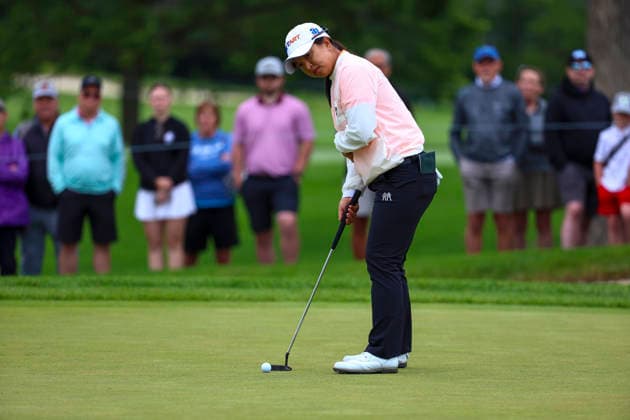 June 25, 2026, Chaska, Minnesota, United States: SEI YOUNG KIM prepares to putt at hole four. This is the first day of the 2026 KPMG WomenÃ¢â‚¬â ¢s PGA, Golf Herren Championship at Hazeltine National Golf Course in Chaska Minnesota. Chaska United States - ZUMAt166 20260625_zsp_t166_063 Copyright: xMichaelxTurnerx
