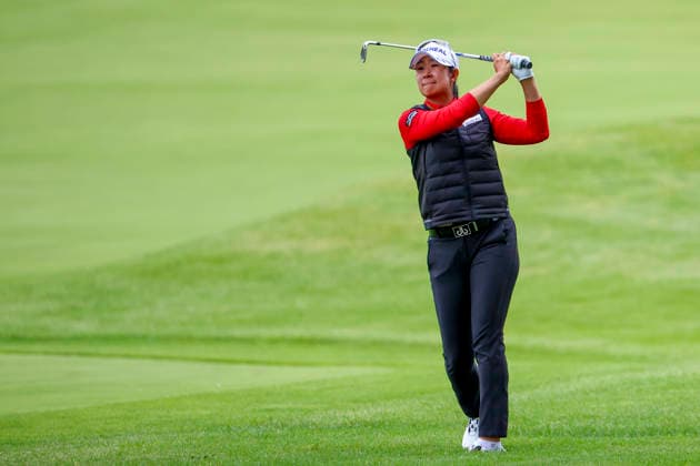 June 25, 2026, Chaska, Minnesota, United States: A LIM KIM hits a shot from the fairway at hole one. This is the first day of the 2026 KPMG WomenÃ¢â‚¬â ¢s PGA, Golf Herren Championship at Hazeltine National Golf Course in Chaska Minnesota. 2026 KPMG WomenÃ¢â‚¬â ¢S PGA Championship - Day 1  - ZUMAt166 20260625_zsp_t166_098 Copyright: xMichaelxTurnerx