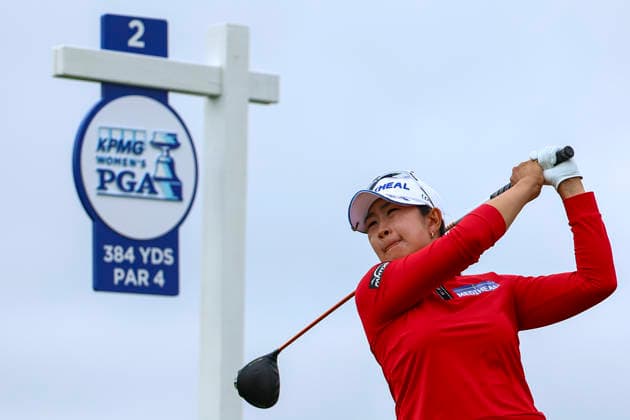 June 25, 2026, Chaska, Minnesota, United States: A LIM KIM hits a drive at hole two. This is the first day of the 2026 KPMG WomenÃ¢â‚¬â ¢s PGA, Golf Herren Championship at Hazeltine National Golf Course in Chaska Minnesota. 2026 KPMG WomenÃ¢â‚¬â ¢S PGA Championship - Day 1  - ZUMAt166 20260625_zsp_t166_106 Copyright: xMichaelxTurnerx