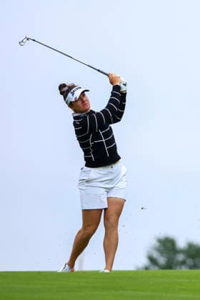 June 25, 2026, Chaska, Minnesota, United States: HANNAH GREEN hits a shot out of the rough at hole three. This is the first day of the 2026 KPMG WomenÃ¢â‚¬â ¢s PGA, Golf Herren Championship at Hazeltine National Golf Course in Chaska Minnesota. 2026 KPMG WomenÃ¢â‚¬â ¢S PGA Championship - Day 1  - ZUMAt166 20260625_zsp_t166_111 Copyright: xMichaelxTurnerx