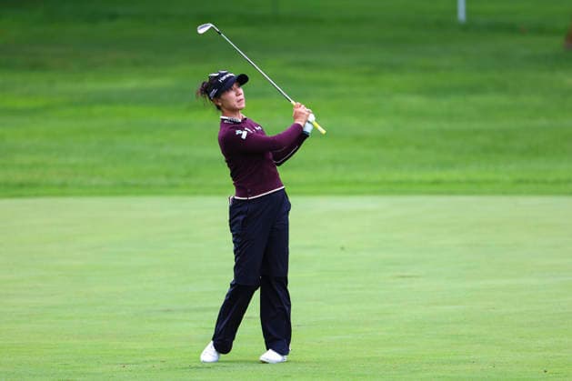 June 25, 2026, Chaska, Minnesota, United States: LYDIA KO watches her shot from the fairway at hole six. This is the first day of the 2026 KPMG WomenÃ¢â‚¬â ¢s PGA, Golf Herren Championship at Hazeltine National Golf Course in Chaska Minnesota. Chaska United States - ZUMAt166 20260625_zsp_t166_096 Copyright: xMichaelxTurnerx