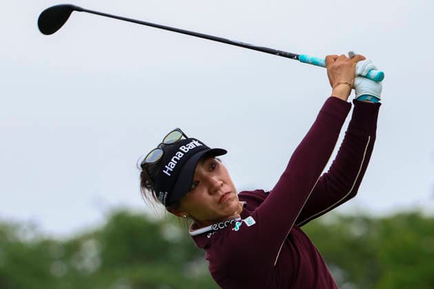 June 25, 2026, Chaska, Minnesota, United States: LYDIA KO drives the ball at hole three. This is the first day of the 2026 KPMG WomenÃ¢â‚¬â ¢s PGA, Golf Herren Championship at Hazeltine National Golf Course in Chaska Minnesota. Chaska United States - ZUMAt166 20260625_zsp_t166_099 Copyright: xMichaelxTurnerx