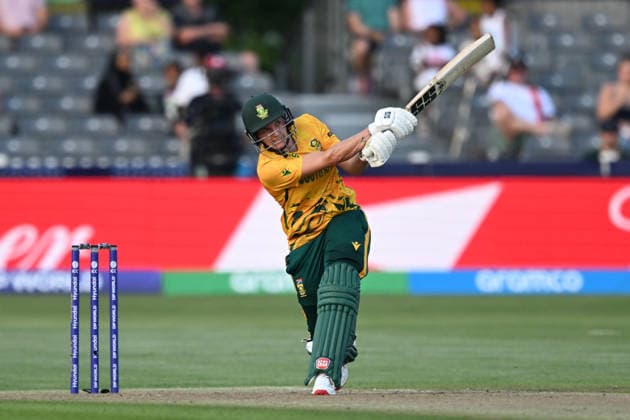 South Africa Women v Netherlands Women, ICC Women s T20 World Cup 100 - Tasmin Brits of South Africa hits the ball over the boundary for six runs to bring up her century during the ICC Women s T20 World Cup match between South Africa Women and Netherlands Women at the Seat Unique Stadium, Bristol, UK on 25 June 2026. Bristol Seat Unique Stadium Gloucestershire UK Editorial use only , Copyright: xGrahamxHuntx PSI-24401-0052