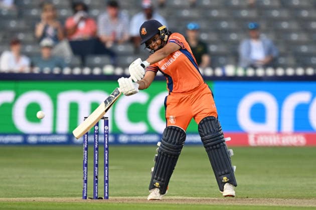 South Africa Women v Netherlands Women, ICC Women s T20 World Cup Sanya Khurana of Netherlands plays an attacking shot during the ICC Women s T20 World Cup match between South Africa Women and Netherlands Women at the Seat Unique Stadium, Bristol, UK on 25 June 2026. Bristol Seat Unique Stadium Gloucestershire UK Editorial use only , Copyright: xGrahamxHuntx PSI-24401-0064