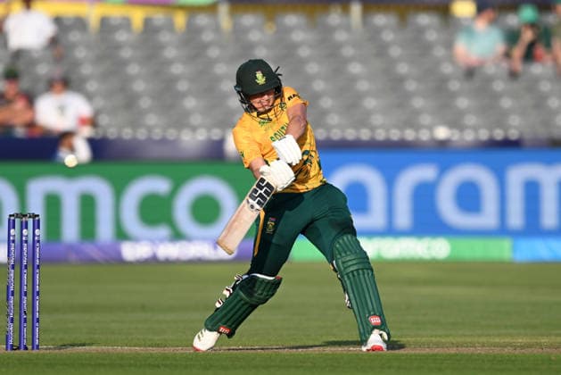 South Africa Women v Netherlands Women, ICC Women s T20 World Cup Tasmin Brits of South Africa plays an attacking shot during the ICC Women s T20 World Cup match between South Africa Women and Netherlands Women at the Seat Unique Stadium, Bristol, UK on 25 June 2026. Bristol Seat Unique Stadium Gloucestershire UK Editorial use only , Copyright: xGrahamxHuntx PSI-24401-0073