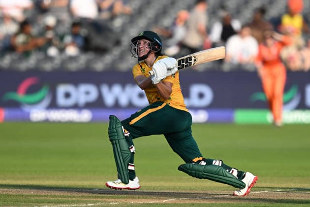 South Africa Women v Netherlands Women, ICC Women s T20 World Cup Tasmin Brits of South Africa plays an attacking shot during the ICC Women s T20 World Cup match between South Africa Women and Netherlands Women at the Seat Unique Stadium, Bristol, UK on 25 June 2026. Bristol Seat Unique Stadium Gloucestershire UK Editorial use only , Copyright: xGrahamxHuntx PSI-24401-0072