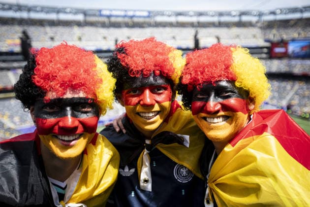 Germany v Ecuador - FIFA World Cup, WM, Weltmeisterschaft, Fussball 2026 - Group E NEW JERSEY, USA - JUNE 25 Germany supporters in the stands before the Group E match of the FIFA World Cup 2026 between Germany and Ecuador at New Jersey Stadium (MetLife Stadium) in East Rutherford, New Jersey, USA, on June 25, 2026. Sathire Kelpa Anadolu New Jersey United States. Editorial use only. Please get in touch for any other usage.  Copyright: x2026xAnadoluxSathirexKelpax