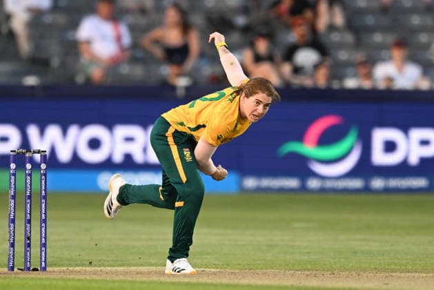 South Africa Women v Netherlands Women, ICC Women s T20 World Cup Nadine De Klerk of South Africa bowling during the ICC Women s T20 World Cup match between South Africa Women and Netherlands Women at the Seat Unique Stadium, Bristol, UK on 25 June 2026. Bristol Seat Unique Stadium Gloucestershire UK Editorial use only , Copyright: xGrahamxHuntx PSI-24401-0105
