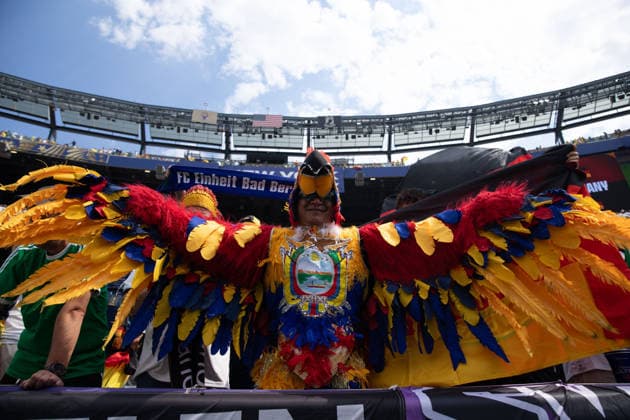 Germany v Ecuador - FIFA World Cup, WM, Weltmeisterschaft, Fussball 2026 - Group E NEW JERSEY, USA - JUNE 25: Fans gather prior 2026 FIFA World Cup First Stage Group E match between Germany and Ecuador at New Jersey Stadium (MetLife Stadium) in East Rutherford, New Jersey, USA, on June 25, 2026. Sathire Kelpa Anadolu New Jersey United States. Editorial use only. Please get in touch for any other usage.  Copyright: x2026xAnadoluxSathirexKelpax