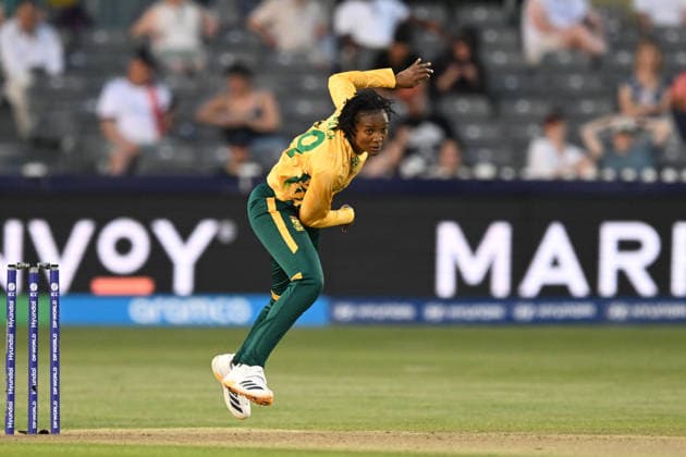 South Africa Women v Netherlands Women, ICC Women s T20 World Cup Ayabonga Khaka of South Africa bowling during the ICC Women s T20 World Cup match between South Africa Women and Netherlands Women at the Seat Unique Stadium, Bristol, UK on 25 June 2026. Bristol Seat Unique Stadium Gloucestershire UK Editorial use only , Copyright: xGrahamxHuntx PSI-24401-0114