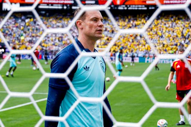 goalkeeper Manuel Neuer of Germany looks on , Group E - FIFA World Cup, WM, Weltmeisterschaft, Fussball 2026, Ecuador v Germany, New York New Jersey Stadium, June 25, 2026, East Rutherford, United States.