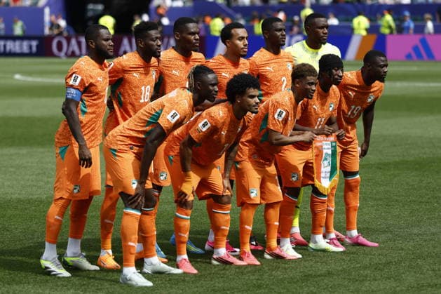 FIFA World Cup, WM, Weltmeisterschaft, Fussball 2026 - Group E - Curacao vs Ivory Coast Players of Ivory Coast pose for a family picture ahead of the FIFA World Cup 2026 group stage match Curacao against Ivory Coast, in Philadelphia, Pennsylvania, USA, 25 June 2026. PHILADELPHIA United States  Copyright: xWILLxOLIVERx
