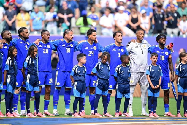 Curacao v Ivory Coast - FIFA World Cup, WM, Weltmeisterschaft, Fussball 2026 - Group E PHILADELPHIA, USA - JUNE 25: Players of Curacao take the pitch prior the 2026 FIFA World Cup First Stage Group E match between Curacao and Ivory Coast at Lincoln Financial Field (Philadelphia Stadium) in Philadelphia, Pennsylvania, United States on June 25, 2026. Abdulhamid Hosbas Anadolu Pennsylvania United States. Editorial use only. Please get in touch for any other usage.  Copyright: x2026xAnadoluxAbdulhamidxHosbasx