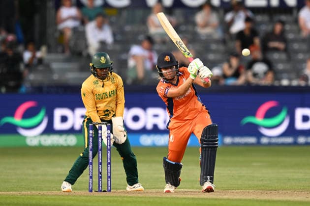 South Africa Women v Netherlands Women, ICC Women s T20 World Cup Sterre Kalis of Netherlands plays an attacking shot during the ICC Women s T20 World Cup match between South Africa Women and Netherlands Women at the Seat Unique Stadium, Bristol, UK on 25 June 2026. Bristol Seat Unique Stadium Gloucestershire UK Editorial use only , Copyright: xGrahamxHuntx PSI-24401-0117