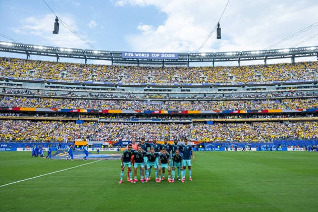 260625 The starting eleven of Germany poses for a photo ahead of the FIFA World Cup, WM, Weltmeisterschaft, Fussball 2026 group stage football match between Ecuador and Germany on June 25, 2026 in New Jersey. Photo: Jon Olav Nesvold BILDBYRAN COP 217 JE0136 fotboll football soccer fotball vm fotbolls-vm fotball-vm fotbolls-vm 2026 fifa world cup 2026 15 bbeng *** 260625 Germany s starting eleven poses for a photo ahead of the 2026 FIFA World Cup group stage soccer match between Ecuador and Germany on June 25, 2026 in New Jersey. Photo by Jon Olav Nesvold, BILDBYRAN COP 217 JE0136 soccer football fotball World Cup soccer World Cup 2026 FIFA World Cup 2026 15 bbeng  Copyright: JONxOLAVxNESVOLD BB260625JE023