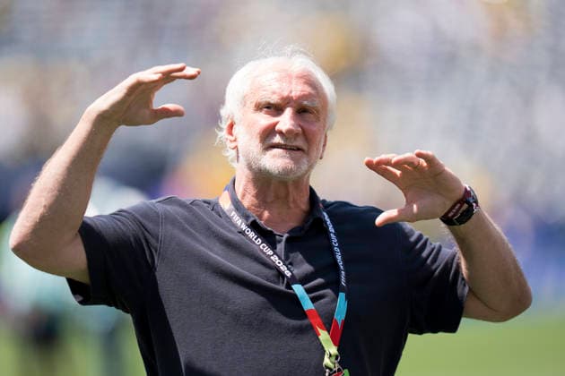 Einzelbild, Single image: Rudi Völler (Germany) FIFA World Cup, WM, Weltmeisterschaft, Fussball 2026: Ecuador vs Deutschland 25 June 2026, FIFA World Cup 2026: Ecuador vs Deutschland (Group E, Matchday 3) at New York New Jersey Stadium in East Rutherford, New Jersey, USA. *** Single image: Rudi Völler, Germany, 2026 FIFA World Cup, Ecuador vs. Germany, June 25, 2026; 2026 FIFA World Cup, Ecuador vs. Germany, Group E, Matchday 3, at New York New Jersey Stadium in East Rutherford, New Jersey, USA Copyright: HMBxMedia xMarcoxBader