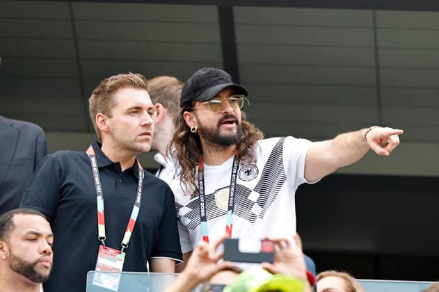 25.06.2026, Fussball, Herren, FIFA Weltmeisterschaft 2026, Vorrunde, Gruppe E, New York, Ecuador - Deutschland, Der Mann von Heidi Klum: Tom Kaulitz New York MetLife Stadium New York Vereinigte Staaten von Amerika (US) *** June 25, 2026, Soccer, Men s, 2026 FIFA World Cup, Group Stage, Group E, New York, Ecuador vs. Germany, Heidi Klum s husband Tom Kaulitz, MetLife Stadium, New York, United States of America, US Copyright: xSebastianxBachx