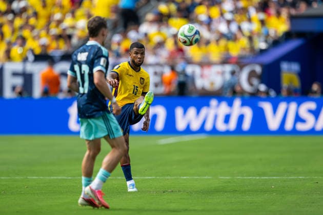 260625 Pedro Vite of Ecuador during the FIFA World Cup, WM, Weltmeisterschaft, Fussball 2026 group stage football match between Ecuador and Germany on June 25, 2026 in New Jersey. Photo: Jon Olav Nesvold BILDBYRAN COP 217 JE0136 fotboll football soccer fotball vm fotbolls-vm fotball-vm fotbolls-vm 2026 fifa world cup 2026 15 bbeng bbauto *** June 25, 2026: Pedro Vite of Ecuador during the 2026 FIFA World Cup group stage soccer match between Ecuador and Germany on June 25, 2026 in New Jersey. Photo by Jon Olav Nesvold. BILDBYRAN COP 217 JE0136 soccer football fotball World Cup soccer World Cup 2026 FIFA World Cup 2026 15 bbeng bbauto  Copyright: JONxOLAVxNESVOLD BB260625JE029