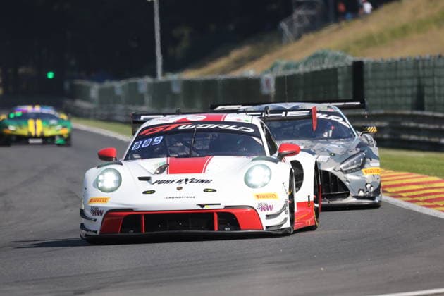 RECORD DATE NOT STATED 9 Aleksei Nesov (RUS) Aliaksandr Malykhin (GBR) Max Hofer (AUT) Enzo Trulli (ITA), Porsche 911 GT3 Evo, Team: Pure Racing (LIT) BEL, Motorsport, CrowdStrike 24H Of Spa, Spa-Francorchamps, Circuit Spa-Francorchamps, Belgien, Training, Donnerstag, 25.06.2026 BEL, Motorsport, CrowdStrike 24H Of Spa, Spa-Francorchamps, Circuit Spa-Francorchamps, Belgien, Training, Donnerstag, 25.06.2026 Spa-Francorchamps *** 9 Aleksei Nesov RUS Aliaksandr Malykhin GBR Max Hofer AUT Enzo Trulli ITA, Porsche 911 GT3 Evo, Team Pure Racing LIT BEL, Motorsports, CrowdStrike 24H of Spa, Spa Francorchamps, Circuit Spa Francorchamps, Belgium, Practice, Thursday, June 25, 2026 BEL, Motorsports, CrowdStrike 24H of Spa, Spa Francorchamps, Circuit de Spa-Francorchamps, Belgium, Practice, Thursday, June 25, 2026, Spa-Francorchamps Copyright: xEibner-Pressefoto JuergenxAugstx EP_JAT