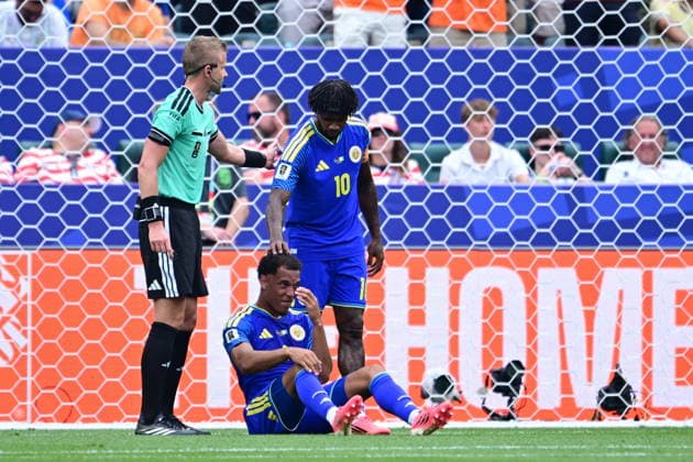Curacao v Ivory Coast - FIFA World Cup, WM, Weltmeisterschaft, Fussball 2026 - Group E PHILADELPHIA, USA - JUNE 25: Jurien Gaari of Curacao is seen on the ground during the 2026 FIFA World Cup First Stage Group E match between Curacao and Ivory Coast at Lincoln Financial Field (Philadelphia Stadium) in Philadelphia, Pennsylvania, United States on June 25, 2026. Abdulhamid Hosbas Anadolu Pennsylvania United States. Editorial use only. Please get in touch for any other usage.  Copyright: x2026xAnadoluxAbdulhamidxHosbasx
