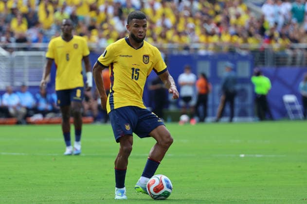 25.06.2026, Fussball, Herren, FIFA Weltmeisterschaft 2026, Vorrunde, Gruppe E, New York, Ecuador - Deutschland, Pedro Vite (Ecuador) New York MetLife Stadium New York Vereinigte Staaten von Amerika (US) *** June 25, 2026, Soccer, Men s, 2026 FIFA World Cup, Group Stage, Group E, New York, Ecuador vs. Germany, Pedro Vite (Ecuador), New York, MetLife Stadium, New York, United States of America, US Copyright: xSebastianxBachx