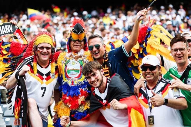 RECORD DATE NOT STATED FIFA World Cup, WM, Weltmeisterschaft, Fussball 2026 - Group E - Ecuador v Germany Germany fans during the match between Ecuador and Germany in the third round of Group E of the 2026 FIFA World Cup group stage at New York New Jersey Stadium, in East Rutherford, United States, on Thursday, June 25, 2026.(Foto: William Volcov Brazil Photo Press IMAGO) Sports East Rutherford NJ United States of America Copyright: xWILLIAMxVOLCOVx