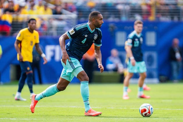 FIFA Fussball Weltmeisterschaft 2026, Gruppe E, Spiel 3, Ecuador vs Deutschand, 25.06.2026, Metlife-Stadion in New Jersey Jonathan Tah (Deutschland) *** 2026 FIFA World Cup, Group E, Match 3, Ecuador vs. Germany, June 25, 2026, MetLife Stadium in New Jersey, Jonathan Tah, Germany Copyright: xBahhoxKarax