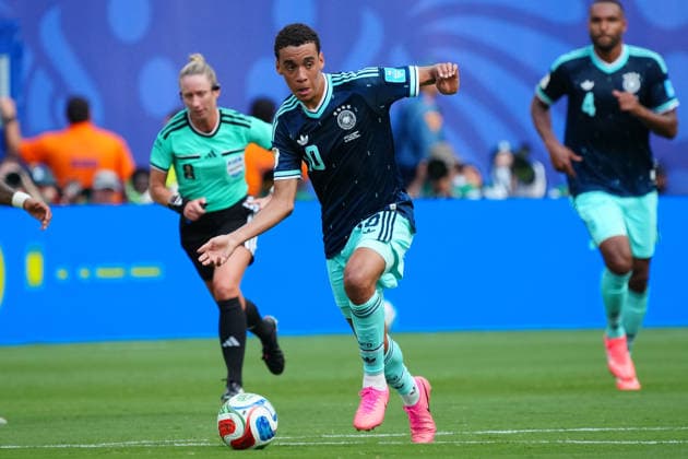 Jamal Musiala (Deutschland, Germany) - New York 25.06.2026: Deutschland vs. Ecuador, MetLife Stadium, World Cup 26 Gruppe E, 3. Spieltag *** Jamal Musiala, Germany, New York, June 25, 2026, Germany vs. Ecuador, MetLife Stadium, World Cup 26, Group E, Matchday 3