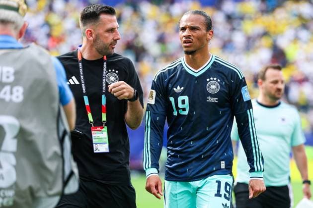 RECORD DATE NOT STATED FIFA World Cup, WM, Weltmeisterschaft, Fussball 2026 - Group E - Ecuador v Germany Leroy Sane player of Germany during the match between Ecuador and Germany in the third round of Group E of the 2026 FIFA World Cup group stage at New York New Jersey Stadium, in East Rutherford, United States, on Thursday, June 25, 2026.(Foto: William Volcov Brazil Photo Press IMAGO) Sports East Rutherford NJ United States of America Copyright: xWILLIAMxVOLCOVx