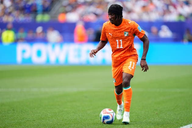 June 25, 2026: Ivory Coast Forward Yan Diomande (11) controls the ball during the first half of a World Cup Match against Curacao at Philadelphia Stadium in Philadelphia, Pennsylvania. CSM FIFA World Cup, WM, Weltmeisterschaft, Fussball 2026: Ivory Coast Vs Curacao JUN 25  - ZUMAc04_ 20260625_zma_c04_015 Copyright: xKylexRoddenx
