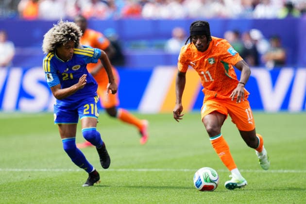 June 25, 2026: Ivory Coast Forward Yan Diomande (11) controls the ball during the first half of a World Cup Match against Curacao at Philadelphia Stadium in Philadelphia, Pennsylvania. CSM FIFA World Cup, WM, Weltmeisterschaft, Fussball 2026: Ivory Coast Vs Curacao JUN 25  - ZUMAc04_ 20260625_zma_c04_016 Copyright: xKylexRoddenx