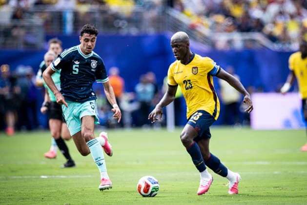 FOOTBALL : Allemagne vs Equateur- Coupe du monde FIFA 2026. Stade de Newark, New Jersey, Etats-Unis. 25-06-2026 Gonzalo Valle 22 (Ecuador)  Copyright: xx