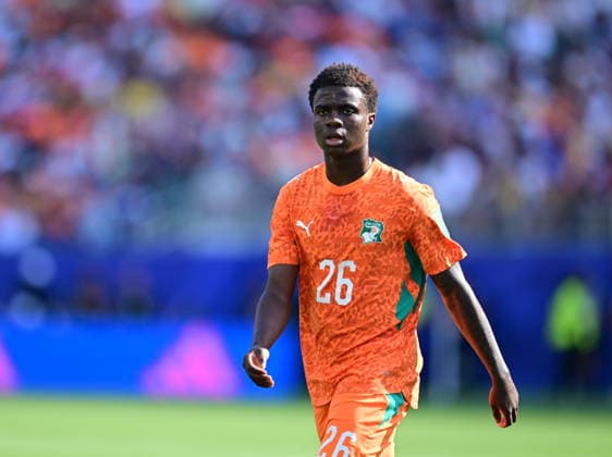Curacao v Ivory Coast - FIFA World Cup, WM, Weltmeisterschaft, Fussball 2026 - Group E PHILADELPHIA, USA - JUNE 25: Christ Inao Oulai of Ivory Coast in action the 2026 FIFA World Cup First Stage Group E match between Curacao and Ivory Coast at Lincoln Financial Field (Philadelphia Stadium) in Philadelphia, Pennsylvania, United States on June 25, 2026. Abdulhamid Hosbas Anadolu Pennsylvania United States. Editorial use only. Please get in touch for any other usage.  Copyright: x2026xAnadoluxAbdulhamidxHosbasx
