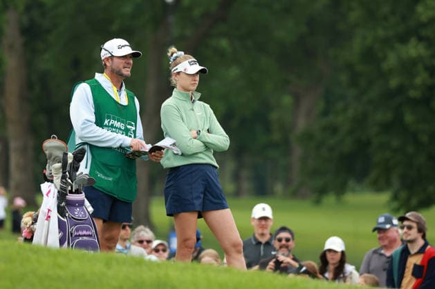 KPMG Women™s PGA, Golf Herren Championship 2026 CHASKA, MINNESOTA - JUNE 25: Nelly Korda of the United States waits on the 8th hole during the first round of the KPMG Women™s PGA Championship 2026 at Hazeltine National Golf Club in Chaska, Minnesota, USA Thursday, June 25, 2026. Chaska Minnesota United States  Copyright: xJorgexLemusx originalFilename:lemus-kpmgwome260625_npnn6.jpg
