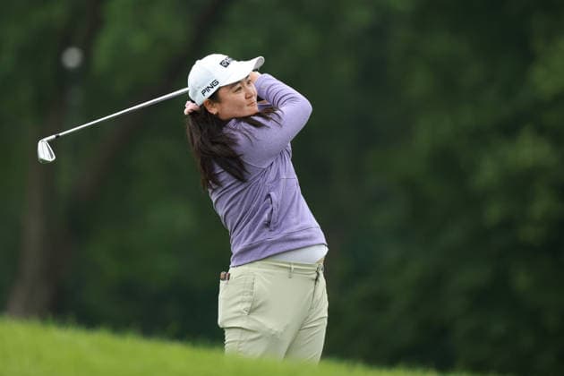 KPMG Women™s PGA, Golf Herren Championship 2026 CHASKA, MINNESOTA - JUNE 25: Allisen Corpuz of the United States plays her tee shot on the 8th hole during the first round of the KPMG Women™s PGA Championship 2026 at Hazeltine National Golf Club in Chaska, Minnesota, USA Thursday, June 25, 2026. Chaska Minnesota United States  Copyright: xJorgexLemusx originalFilename:lemus-kpmgwome260625_np4qU.jpg