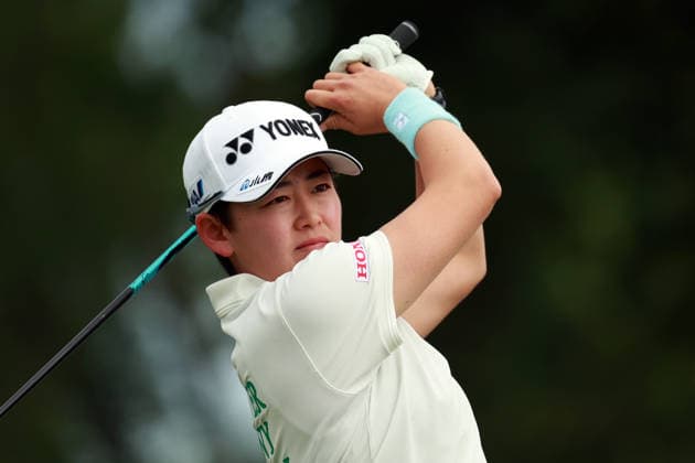 KPMG Women™s PGA, Golf Herren Championship 2026 CHASKA, MINNESOTA - JUNE 25: Aki Iwai of Japan hits from the 12th tee during the first round of the KPMG Women™s PGA Championship 2026 at Hazeltine National Golf Club in Chaska, Minnesota, USA Thursday, June 25, 2026. Chaska Minnesota United States  Copyright: xAmyxLemusx originalFilename:lemus-kpmgwome260625_np4fQ.jpg