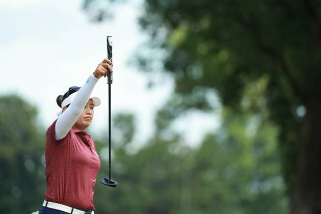 KPMG Women™s PGA, Golf Herren Championship 2026 CHASKA, MINNESOTA - JUNE 25: Jasmine Suwannapura of Thailand lines up her putt on the third green during the first round of the KPMG Women™s PGA Championship 2026 at Hazeltine National Golf Club in Chaska, Minnesota, USA Thursday, June 25, 2026. Chaska Minnesota United States  Copyright: xJorgexLemusx originalFilename:lemus-kpmgwome260625_npDRV.jpg