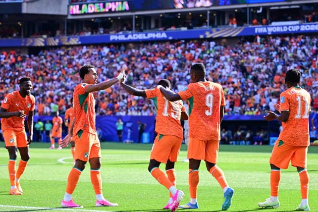 Curacao v Ivory Coast - FIFA World Cup, WM, Weltmeisterschaft, Fussball 2026 - Group E PHILADELPHIA, USA - JUNE 25: Nicolas Pepe (19) of Ivory Coast celebrates after scoring a goal during the 2026 FIFA World Cup First Stage Group E match between Curacao and Ivory Coast at Lincoln Financial Field (Philadelphia Stadium) in Philadelphia, Pennsylvania, United States on June 25, 2026. Abdulhamid Hosbas Anadolu Pennsylvania United States. Editorial use only. Please get in touch for any other usage.  Copyright: x2026xAnadoluxAbdulhamidxHosbasx