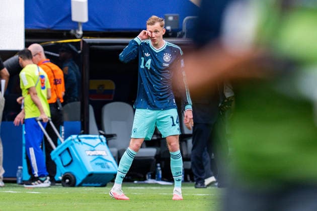 FIFA Fussball Weltmeisterschaft 2026, Gruppe E, Spiel 3, Ecuador vs Deutschand, 25.06.2026, Metlife-Stadion in New Jersey Maximilian Beier (Deutschland) *** 2026 FIFA World Cup, Group E, Match 3, Ecuador vs. Germany, June 25, 2026, MetLife Stadium in New Jersey, Maximilian Beier, Germany Copyright: xBahhoxKarax