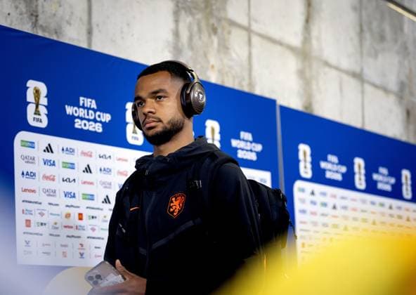 KANSAS - Cody Gakpo of the Netherlands arrives at the stadium ahead of the 2026 FIFA World Cup, WM, Weltmeisterschaft, Fussball Group F match between Tunisia and the Netherlands at Kansas City Stadium on June 25, 2026, in Kansas, United States. KOEN VAN WEEL ANP FIFA World Cup 2026 group stage 2026 xVIxANPxSportx xxANPxIVx 561980561 originalFilename: 561980561.jpg