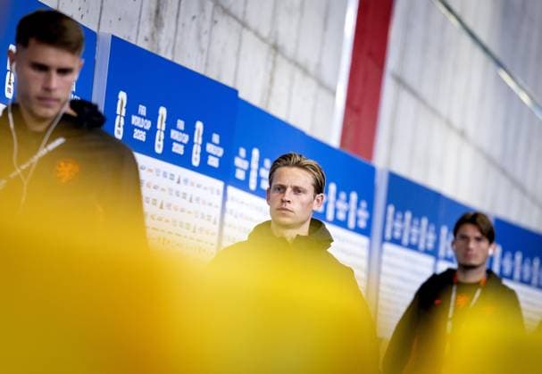 KANSAS - Micky van de Ven or the Netherlands, Frenkie de Jong or the Netherlands, and Marten de Roon or the Netherlands arrive at the stadium ahead of the 2026 FIFA World Cup, WM, Weltmeisterschaft, Fussball Group F match between Tunisia and the Netherlands at Kansas City Stadium on June 25, 2026, in Kansas, United States. KOEN VAN WEEL ANP FIFA World Cup 2026 group stage 2026 xVIxANPxSportx xxANPxIVx 561980627 originalFilename: 561980627.jpg