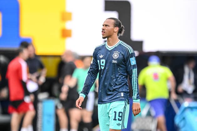 Leroy Sane (Germany) Looks on during the FIFA World Cup, WM, Weltmeisterschaft, Fussball 2026 Group E match between Ecuador and Germany at New York New Jersey Stadium on June 25, 2026 in East Rutherford, United States. (Photo by Harry Langer DeFodi Images) - *** Leroy Sané of Germany looks on during the 2026 FIFA World Cup Group E match between Ecuador and Germany at New York New Jersey Stadium on June 25, 2026, in East Rutherford, United States. Photo by Harry Langer, DeFodi Images