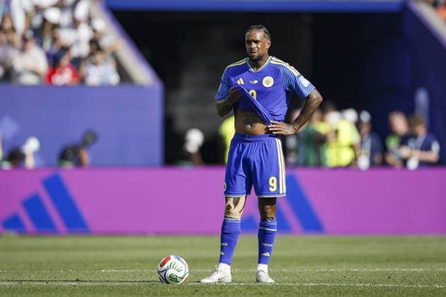 PHILADELPHIA - Juergen Locadia of Curacao reacts after the 0-2 defeat during the 2026 FIFA World Cup, WM, Weltmeisterschaft, Fussball Group E match between Curacao and Ivory Coast at Philadelphia Stadium on June 25, 2026, in Philadelphia, United States. MAURICE VAN STEEN ANP FIFA World Cup 2026 - Group E 2026 xVIxANPxSportx xxANPxIVx 561980866 originalFilename: 561980866.jpg