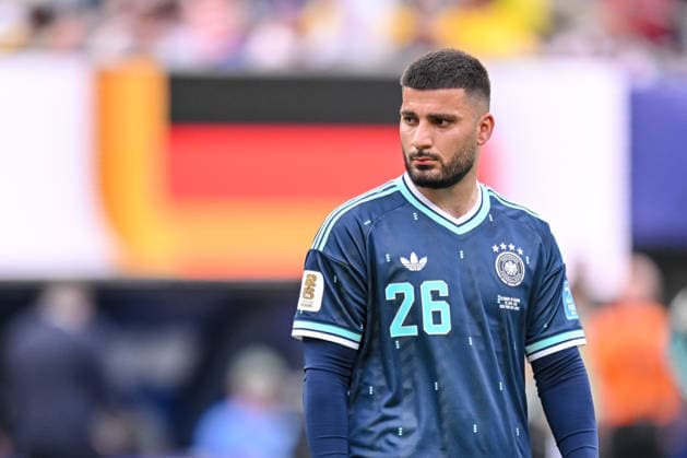 Deniz Undav (Germany) Looks on during the FIFA World Cup, WM, Weltmeisterschaft, Fussball 2026 Group E match between Ecuador and Germany at New York New Jersey Stadium on June 25, 2026 in East Rutherford, United States. (Photo by Harry Langer DeFodi Images) - *** Deniz Undav of Germany looks on during the 2026 FIFA World Cup Group E match between Ecuador and Germany at New York New Jersey Stadium on June 25, 2026, in East Rutherford, United States. Photo by Harry Langer, DeFodi Images