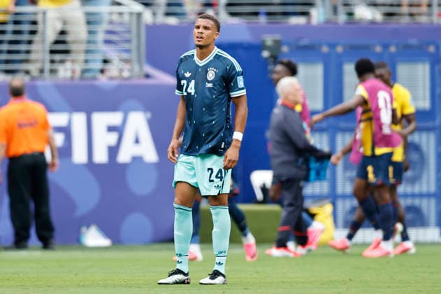 25.06.2026, Fussball, Herren, FIFA Weltmeisterschaft 2026, Vorrunde, Gruppe E, New York, Ecuador - Deutschland, Malick Thiaw (Deutschland) enttäuscht New York MetLife Stadium New York Vereinigte Staaten von Amerika (US) *** June 25, 2026, Soccer, Men s, 2026 FIFA World Cup, Group Stage, Group E, New York, Ecuador vs. Germany, Malick Thiaw, Germany disappoints, New York, MetLife Stadium, New York, United States of America, US Copyright: xSebastianxBachx