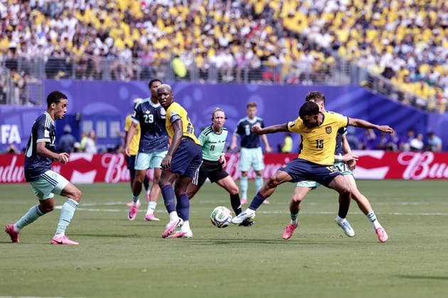 FBL COPA MUNDIAL 2026 - ECUADOR VS ALEMANIA New York, Estados Unidos. Jueves 15 de junio del 2026. Previas de Ecuador de cara al partido mundialista entre Ecuador y Alemania , por la primera fase del Grupo E de la Copa Mundial de futbol 2026. Foto API Carlos ROJAS NEW YORK NEW YORK EEUU *** FBL 2026 WORLD CUP ECUADOR VS. GERMANY New York, United States Thursday, June 15, 2026 Ecuador s previews ahead of the World Cup match between Ecuador and Germany, in the first round of Group E of the 2026 FIFA World Cup. Photo: API Carlos ROJAS NEW YORK NEW YORK USA Copyright: xCarlosxRojasx
